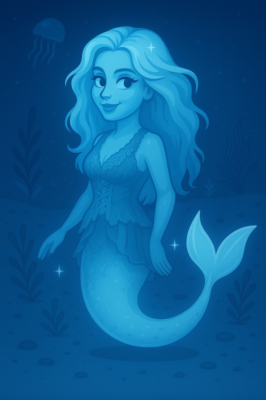 Britney Mermaid in Midnight Fantasy