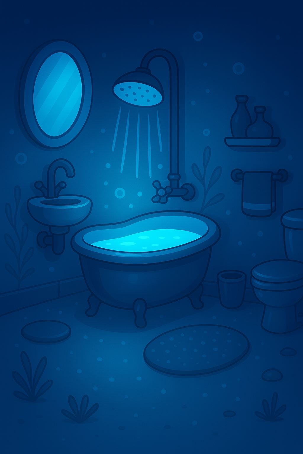 Midnight Fantasy Bathroom
