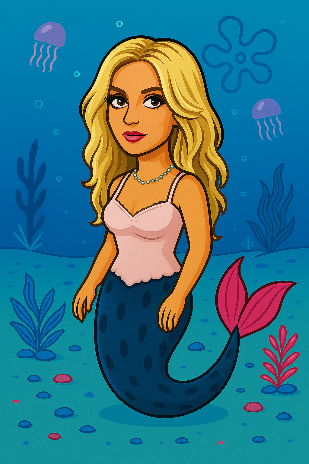Britney Mermaid in Curious House